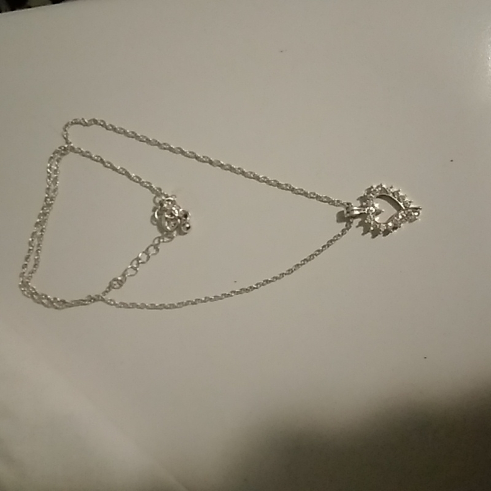 Diamond heart necklace